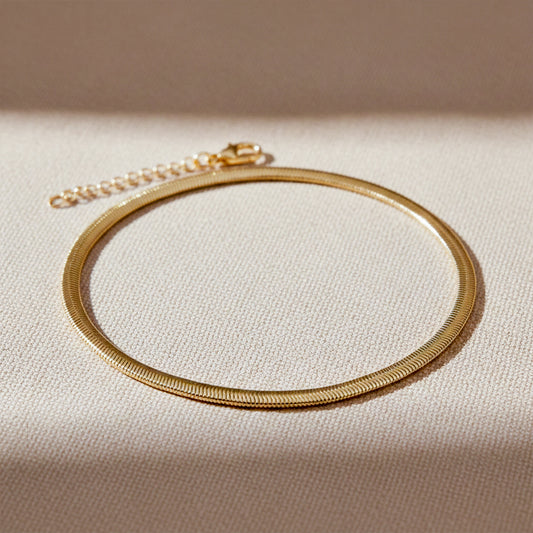 Veloura Snake Anklet jewellery product view 1