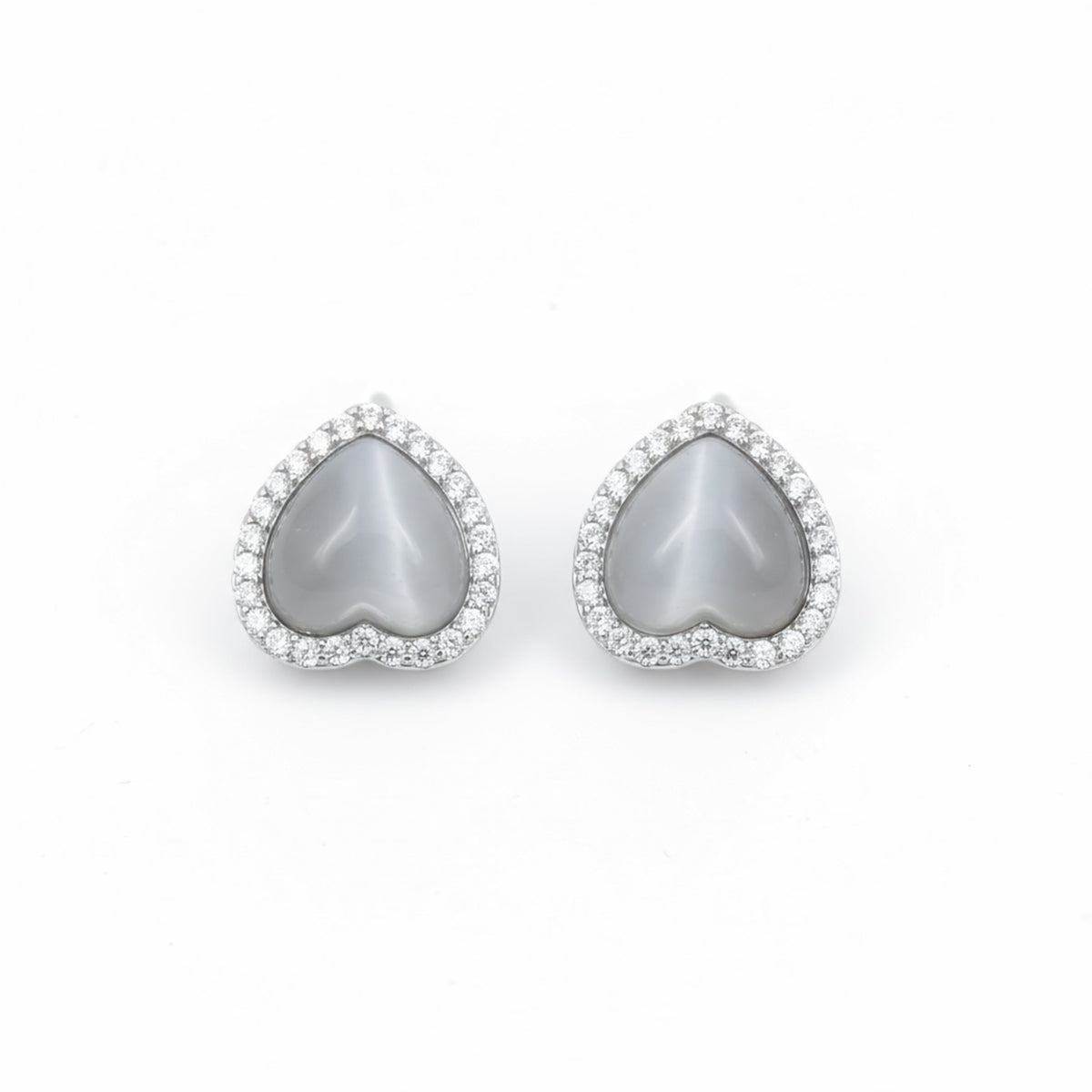 Amoura Radiance Heart Earrings jewellery product view 6