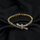 Infinity Ribbon Diamond Tennis Bracelet jewellery product view 4