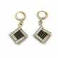 Crystal Square Luxe Earrings jewellery product view 6