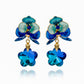 Blue Aura Drops Earrings jewellery product view 5