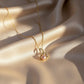 Gold Swan Pearl Pendant Necklace jewellery product view 3