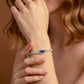 Blue Sapphire Evil Eye Bracelet jewellery product view 1
