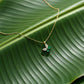 Emerald Butterfly Necklace jewellery product view 2
