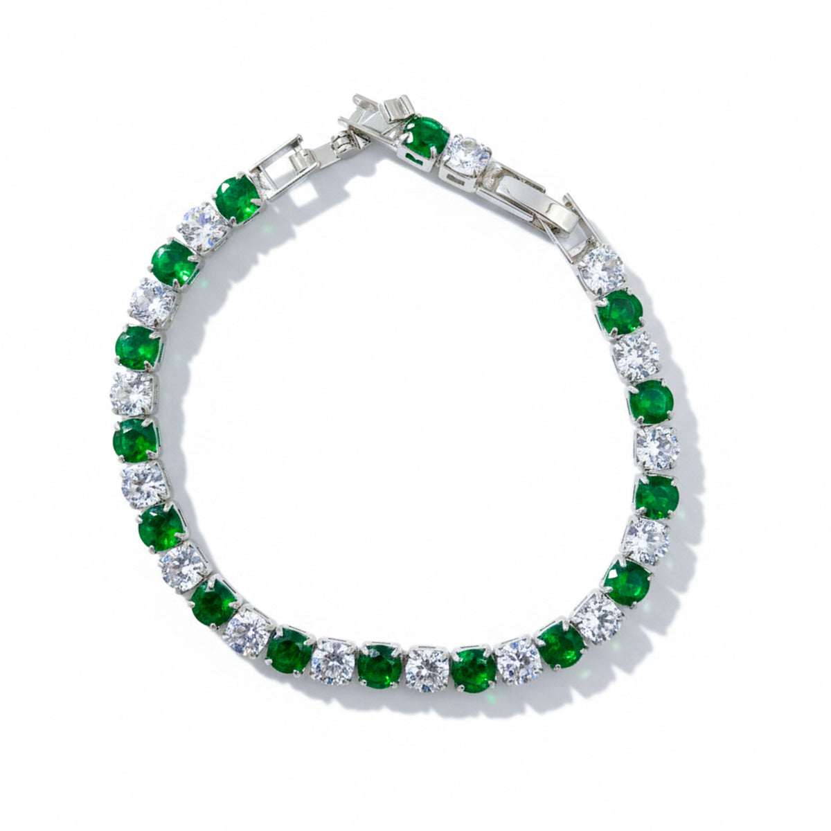 Imperial Emerald Sparkle Bracelet jewellery product view 6