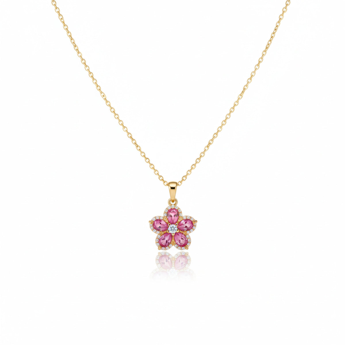 Rose Bloom Luxe Pendant Necklace jewellery product view 7