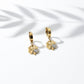 Luck Clover Gold Drop Earrings jewellery product view 5