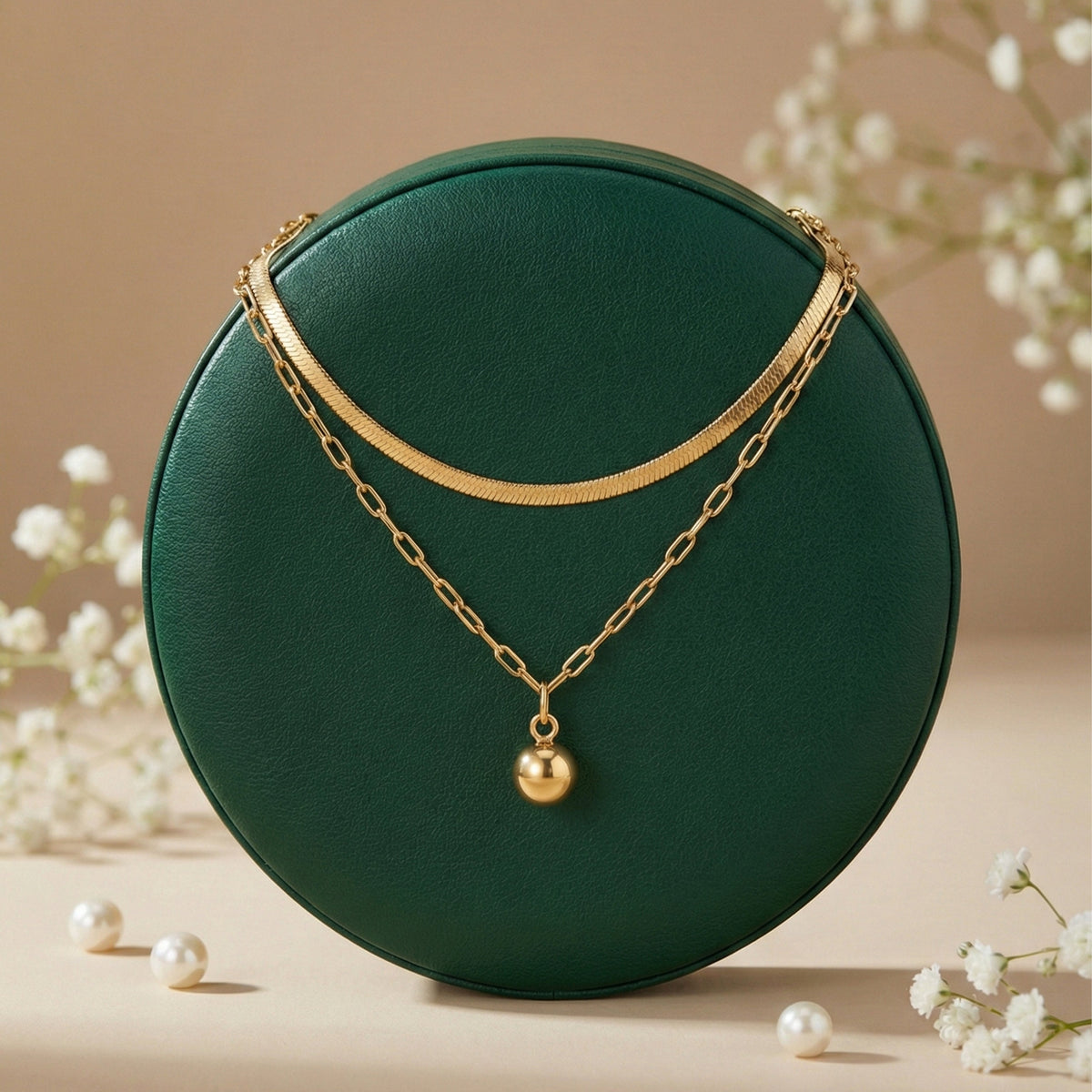 Zyra Twin Grace Necklace jewellery product view 4