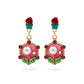 Rose Pearl Hexa Drops Earrings jewellery product view 8