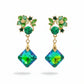 Velvet Emerald Luxe Earrings jewellery product view 6