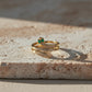 Emerald Diamond Snake Coil Ring jewellery product view 1