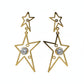 Galaxy Star Dangle Earrings jewellery product view 6