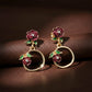 Rose Loop Luxe Earrings jewellery product view 3