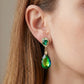 Serene Emerald Glow Earrings jewellery product view 3