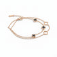 Luxe Clover Charm Bracelet jewellery product view 9
