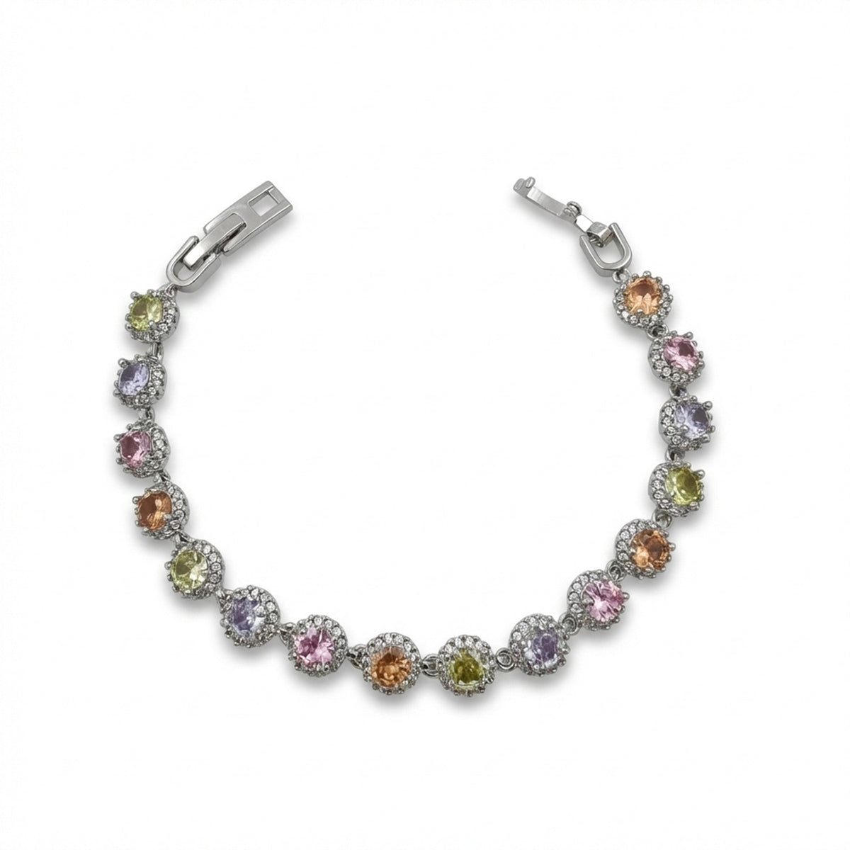 Lustrova Royal Halo Bracelet jewellery product view 4