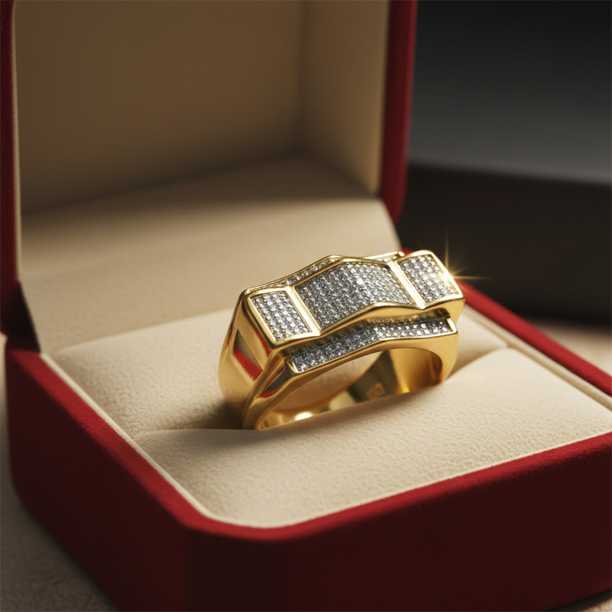 Golden Titan Ring jewellery product view 4