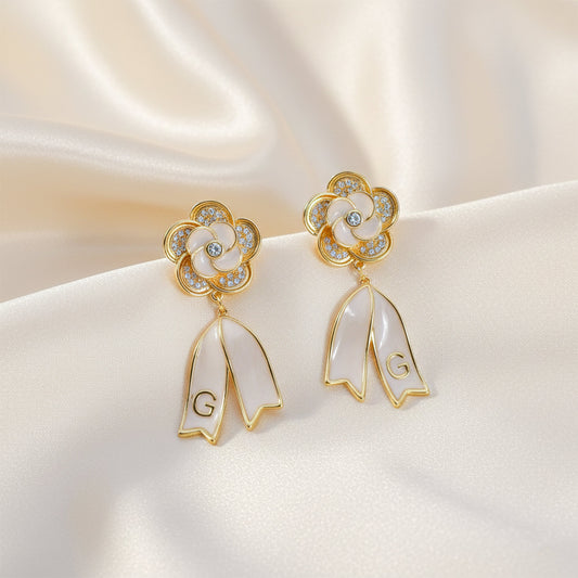 Aurelia Floral Grace Earrings jewellery product view 2