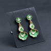 Opaline Green Luxe Earrings jewellery product view 1