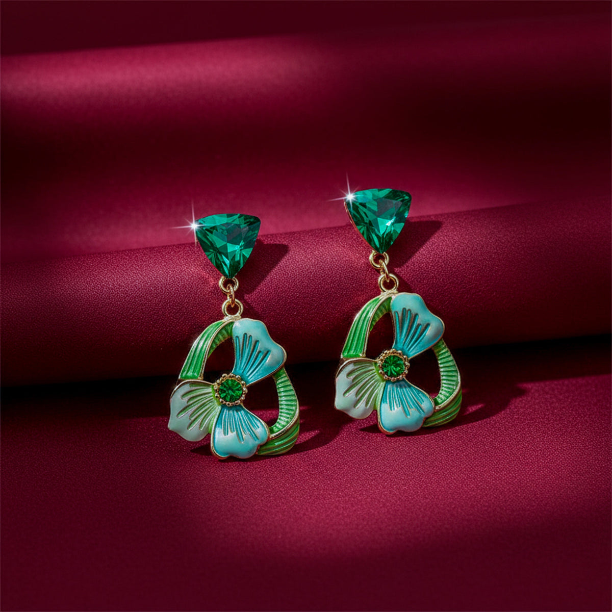 Verde Luxe Earrings jewellery product view 4