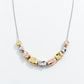 Elegant Tri Color Chunky Bead Necklace jewellery product view 4