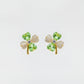 Verdant Elegance Clover Earrings jewellery product view 6