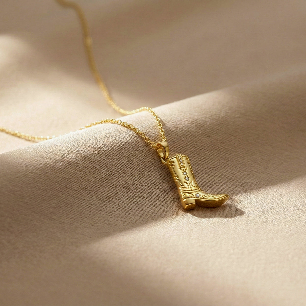 Aurielle Luxe Boot Necklace jewellery product view 3