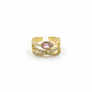 Blush Royale Pink Diamond Criss-Cross Ring jewellery product view 4