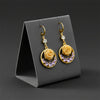 Lavender Luxe Rose Earrings jewellery product view 1