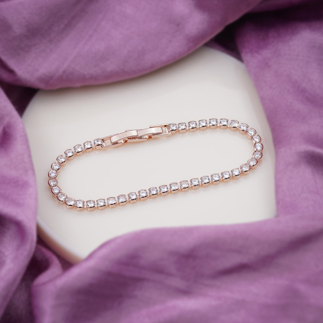 Radiant Line Crystal Bracelet jewellery product view 2