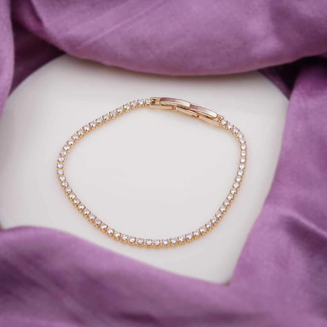 Luxpenny Imperial Glow Tennis Bracelet jewellery product view 4