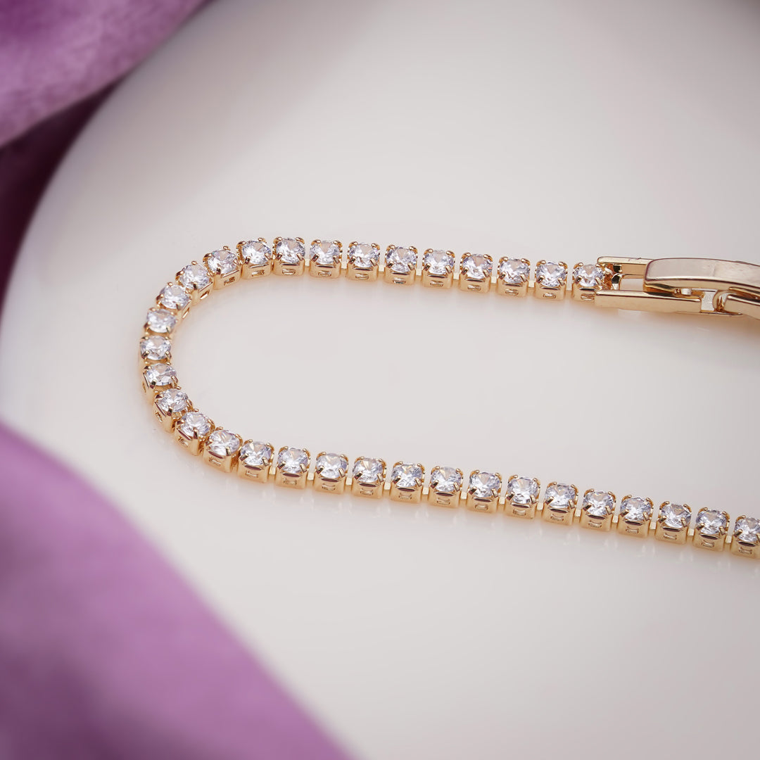 Luxpenny Imperial Glow Tennis Bracelet jewellery product view 6