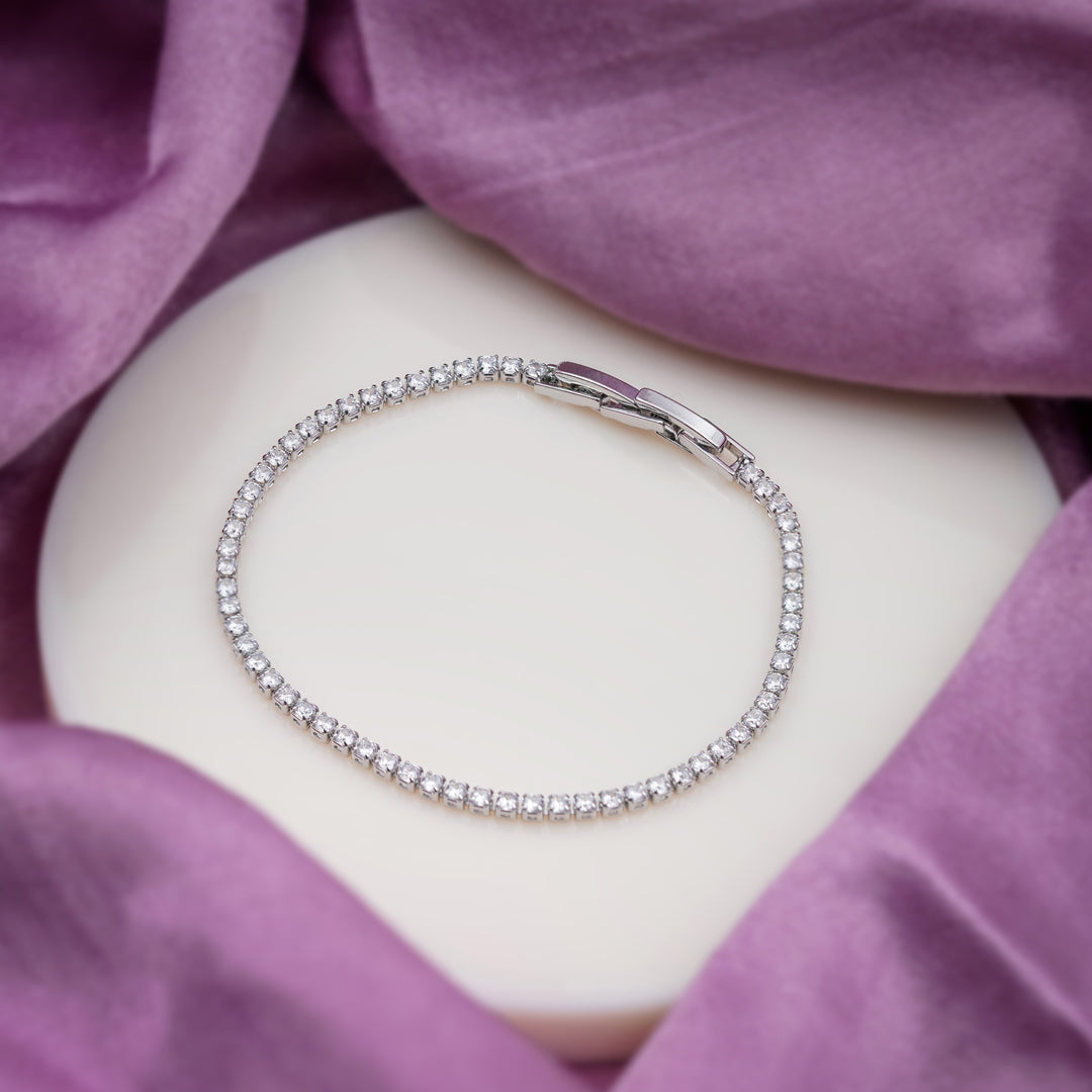 Celestia Luxe Diamond Tennis Bracelet jewellery product view 3