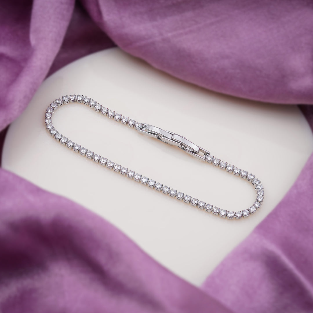 Celestia Luxe Diamond Tennis Bracelet jewellery product view 4