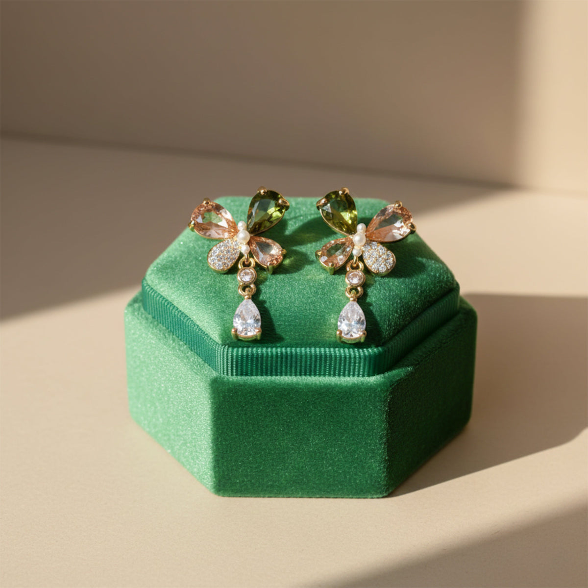 Enchanted Garden Luxe Earrings jewellery product view 4