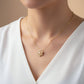 Gold Flower Pearl Pendant jewellery product view 4