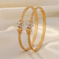 Floral Stone Kada Bangles jewellery product view 2