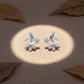 Ivory Blossom Crystal Luxe Stud Earrings jewellery product view 2