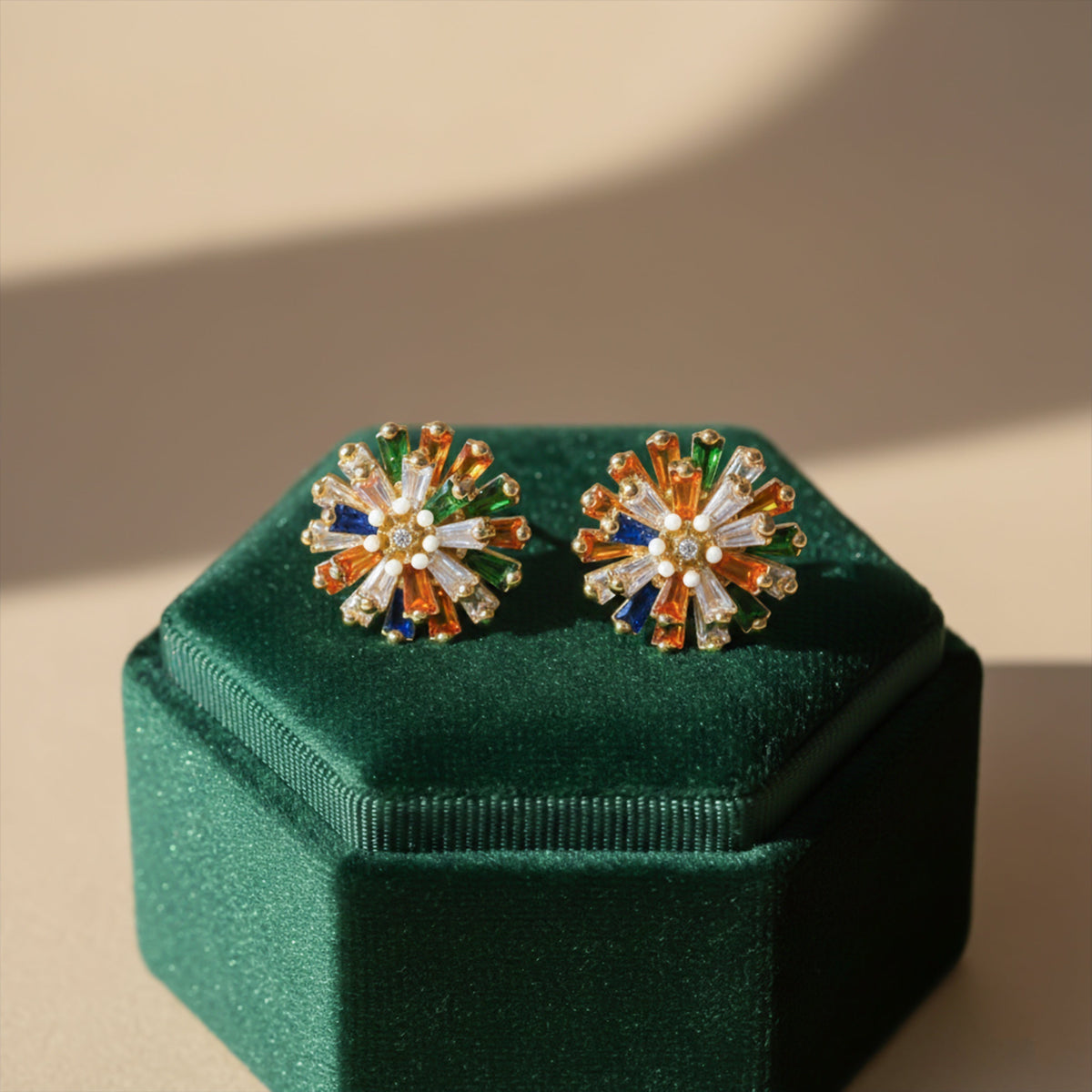 Radiant Luxe Stud Earrings jewellery product view 4