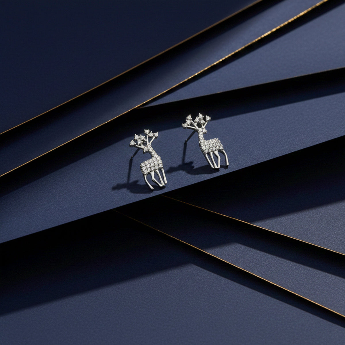 Deer Elegance Earrings jewellery product view 4