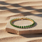 Veloura Emerald Glow Bracelet jewellery product view 1