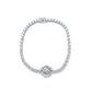 Infinity Blossom Tennis Bracelet jewellery product view 5