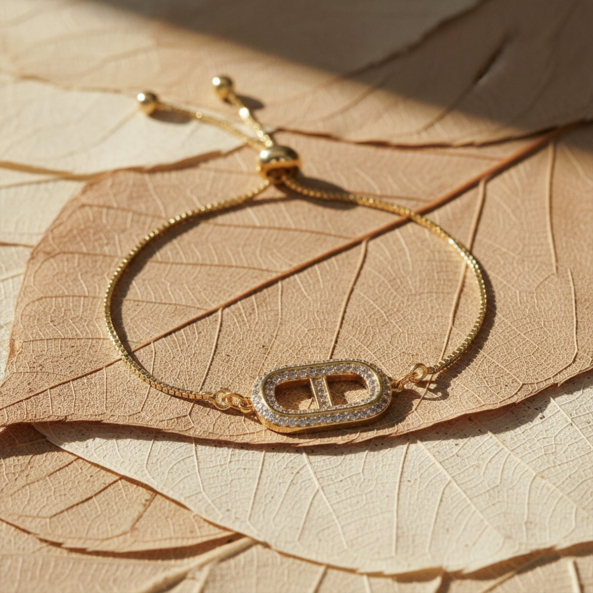 Elara Signature Gold Diamond Bracelet jewellery product view 2