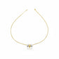 Luxpenny Golden Petal Charm Necklace jewellery product view 5
