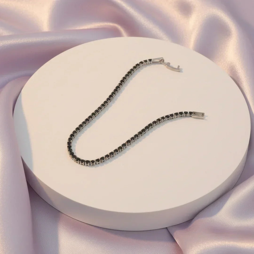 Azure Sapphire Tennis Bracelet jewellery product view 4