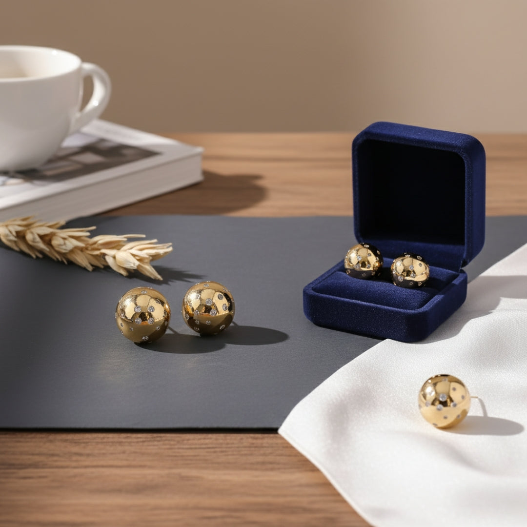 Dazzle Dot Earrings jewellery product view 8