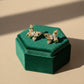 Emerald Flutter Luxe Earrings jewellery product view 4