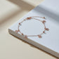 Aura Charm Rose Gold Anklet jewellery product view 3