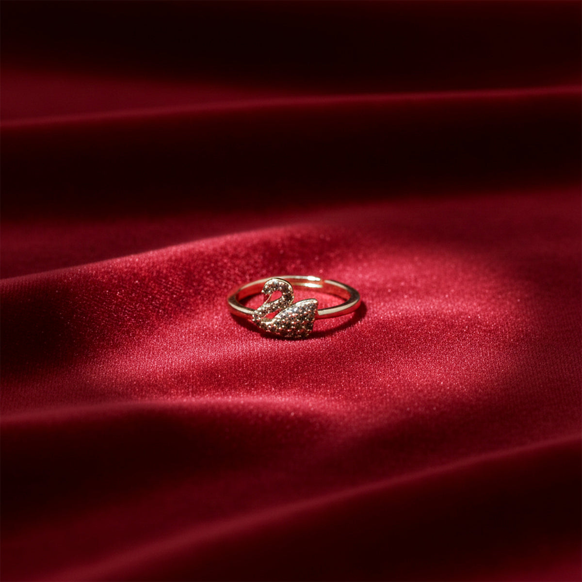 Swan Elegance Diamond Ring jewellery product view 4