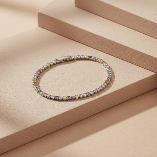 Celestial Prism Tennis Bracelet jewellery product view 1